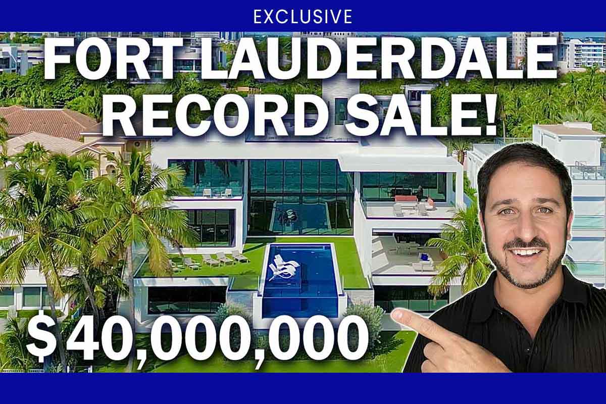 Fort Lauderdale's Most Expensive Home Sold For 40,000,000! Jason